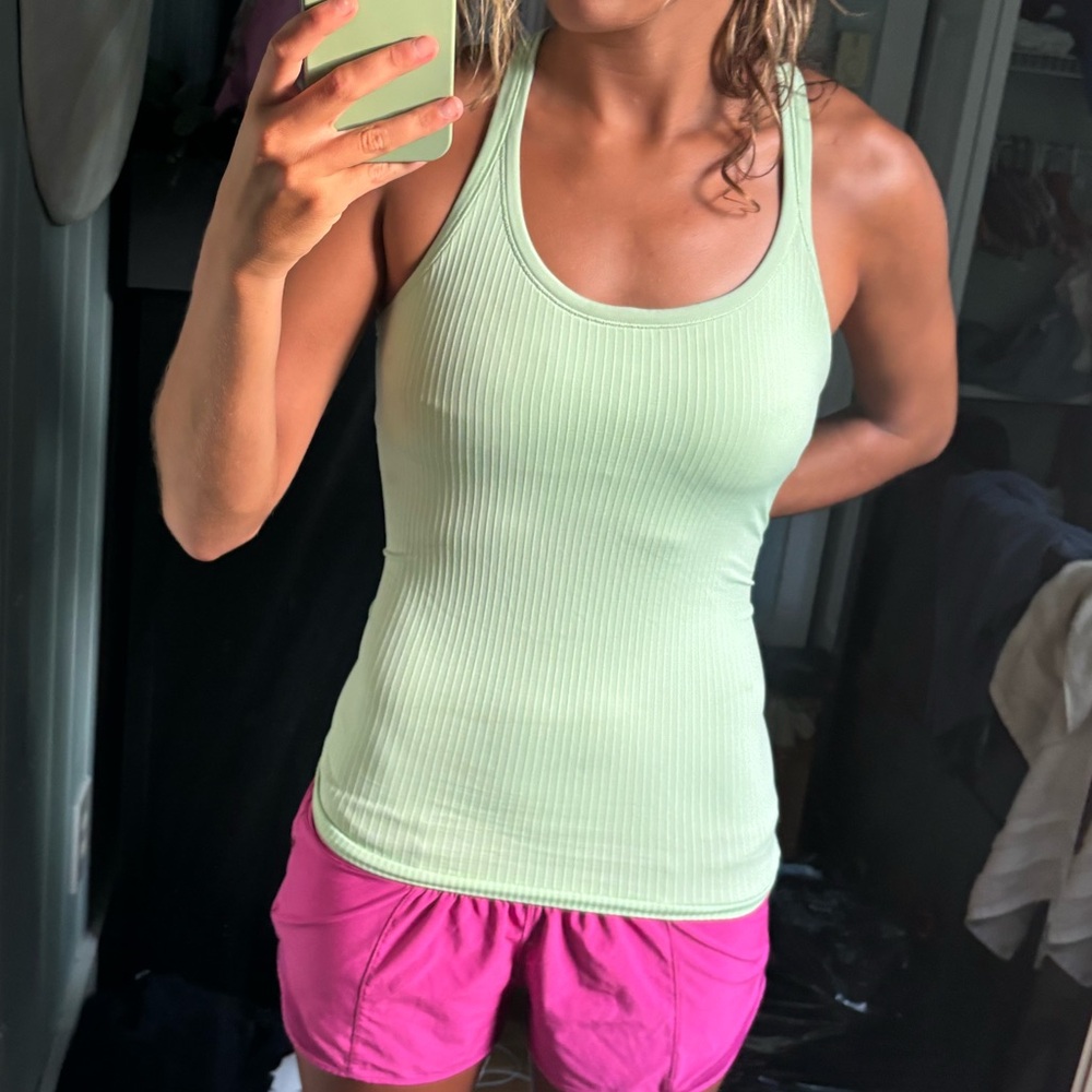 Green Lululemon tank